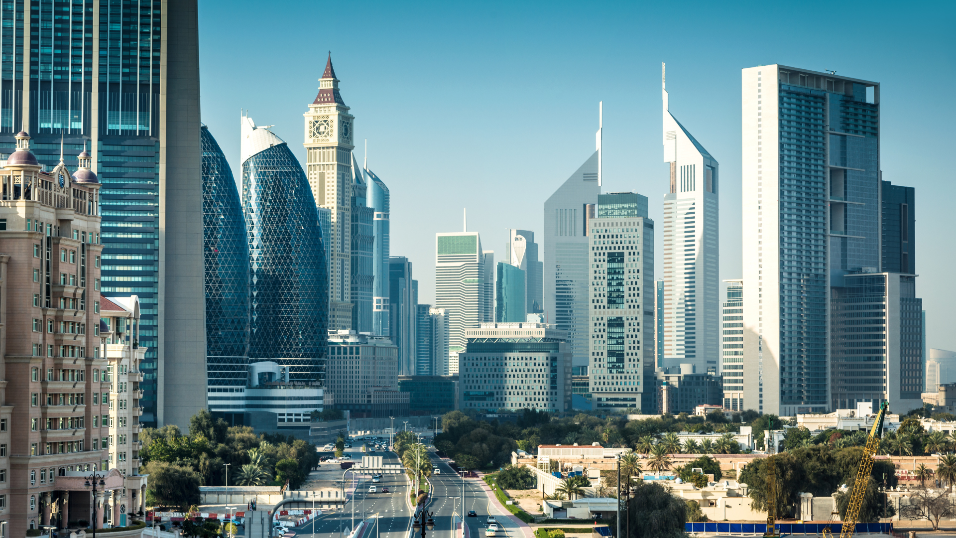 View of Dubai City Centre